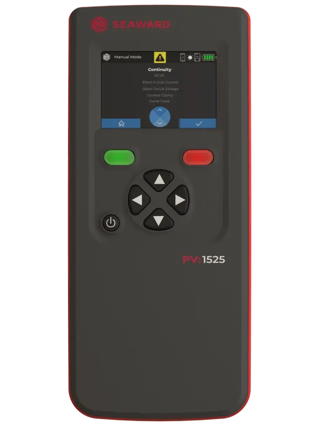 Seaward PV:1525-IV Test Kit Solcelletester 1500 V DC / 25 A 