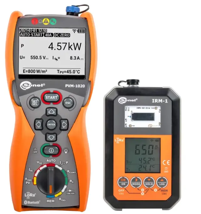 Sonel PVM-1020KIT solcelletester Komplett PV-testsett 1000 V / 20 A 