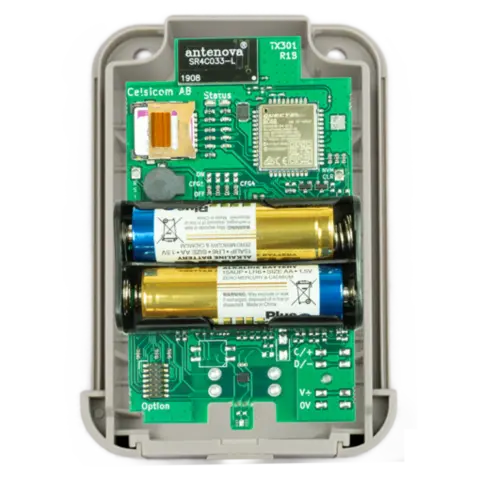 Celsicom THC600B med interne sensorer CO2-, fuktighets- og temperaturlogger 