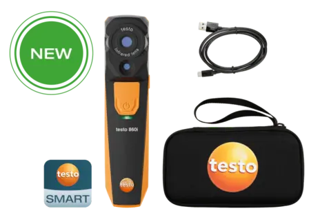 Testo 860i kit - Trådløst termisk kamera for smarttelefoner