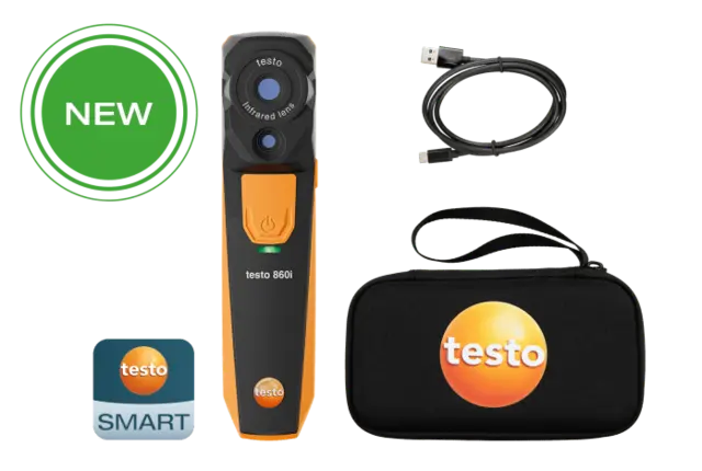 Testo 860i kit - Trådløst termisk kamera for smarttelefoner 