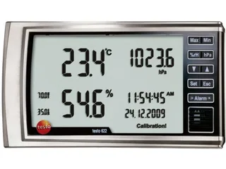 Testo 622 inneklimaovervåking Temperatur-, fuktighets- og trykkmåler