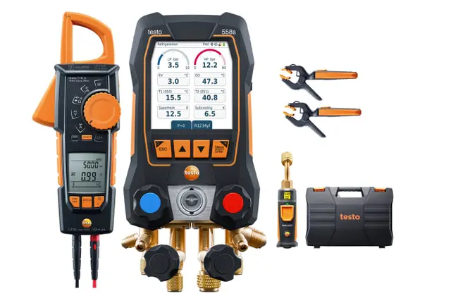 Testo 558s Smart Vakuum Kit med tangamperemeter 