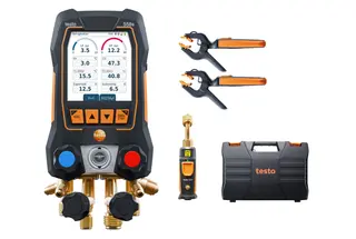 Testo 558s Smart Vakuum Kit ideelt for kjøle- og varmepumpesystemer