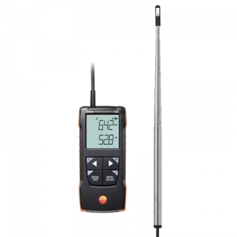 testo 425 - Digital instrument med hetetrådsføler 