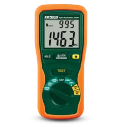 Extech 380260 digital isolasjonstester Megohmmeter 250 V, 500 V og 1000 V
