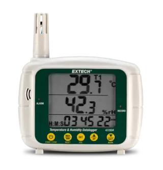 Extech 42280A temp fuktighetsdatalogger 24 000 målinger og USB