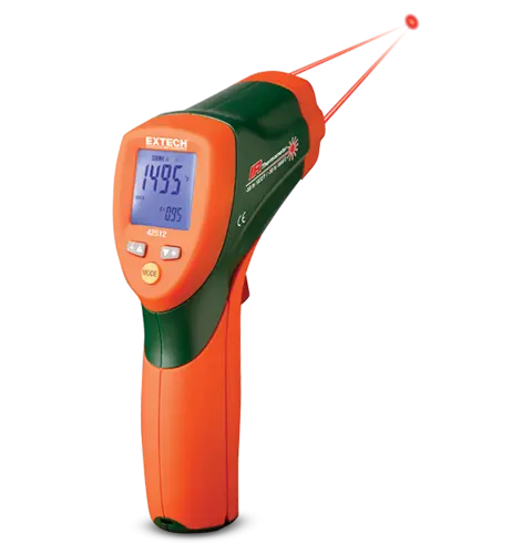 Extech 42512 IR-termometer Dobbel laser, 30:1 og -50 til 1000 °C 