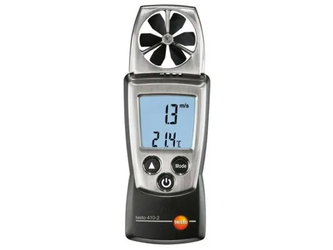 TESTO 410-2 LUFTHASTIGHETSMÅLER, MED FUKT OG TEMP. 