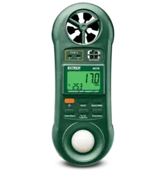 Extech 45170 4-i-1 miljømåler Luftfuktighet, temp, lufthastighet, lys