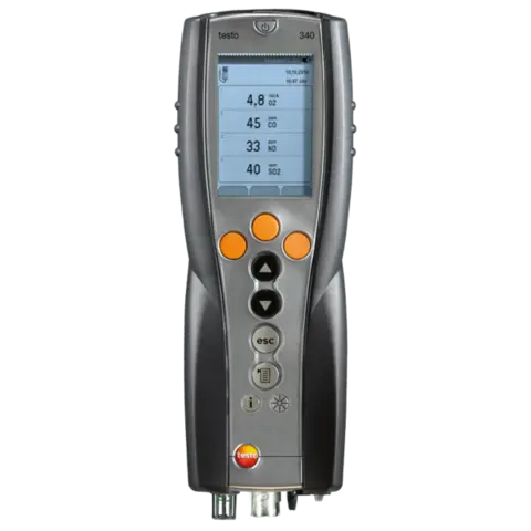 TESTO 340 GASSANALYSATOR M/O2 CELLE 