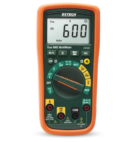 Extech EX350 TRMS digitalt multimeter 11 funksjoner NCV, LoZ og lavpassfilter 
