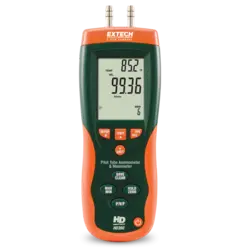 Extech HD350 Pitot Tube-anemometer Differansetrykkmåler med USB