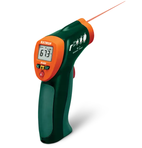 Extech IR400 Mini IR-termometer Berøringsfri måling opptil 332 °C 