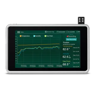 Extech RH550 fukt og temperaturlogger 7" touchskjerm og 16 GB