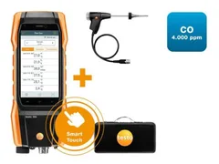 Testo 300 (O2, CO) - R&#248;ykgassanalysator med O2- og CO-sensorer