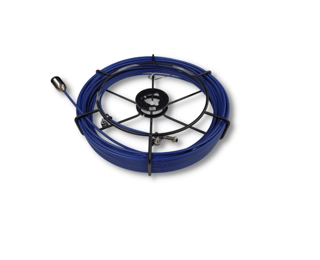 TvbTech R1840D kabeltrommel 5.2mm 40 m skyvekabel med meterteller 