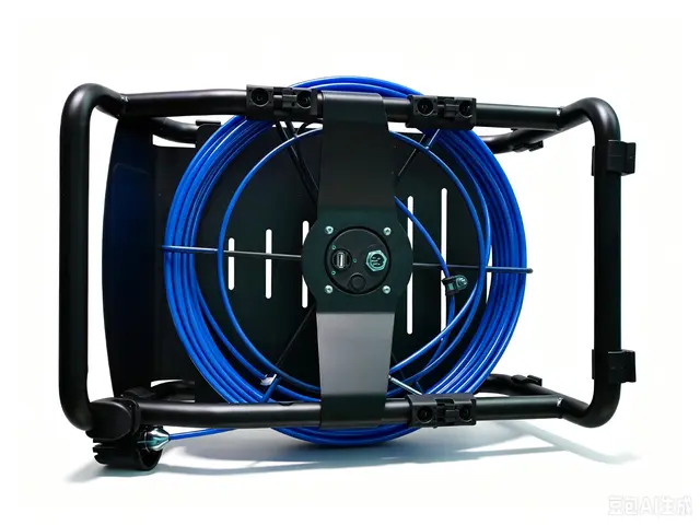 TvbTech M1840D 40 m skyvekabel kabeltrommel for rørinspeksjonskamera 