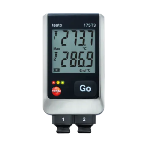 testo 175 T3 – To eksterne temperaturdatalogger 