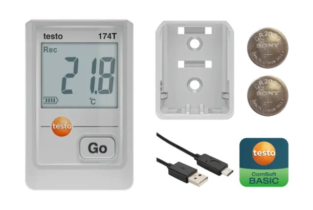 testo 174 T temperaturlogger med USB 