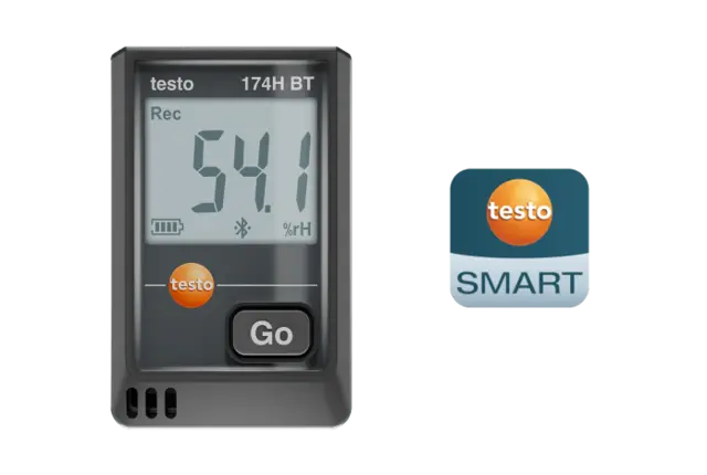 testo 174 H BT datalogger med Bluetooth 