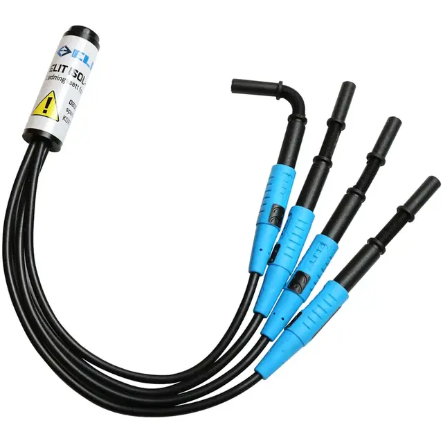 ISOL-4 ledningssett for isolasjonsmåling 4 magnetspisser, CAT IV 