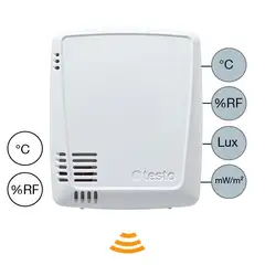 Testo 160 THE Datalogger med intern temp/fukt med to utgan&#248;e