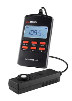 GOSSEN MAVOBASE LUX lysmåler klasse C Profesjonell luxmåler 0,1–199 900 lx