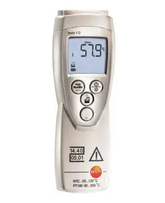 TESTO 112, N&#216;YAKTIG 1 KANALS TEMPERATURM&#197;LER