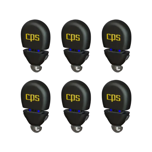 CPS TS-100-6PK temp- og fuktighetslogger 6-pakning med Bluetooth 