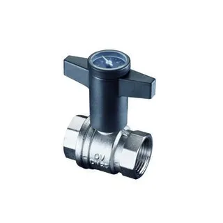 Oventrop Optibal 1078008 DN25 kuleventil med termometer 