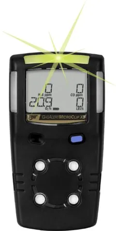 Honeywell BW MicroClip X3 2-GAS O2 og LEL gassdetektor IP68 