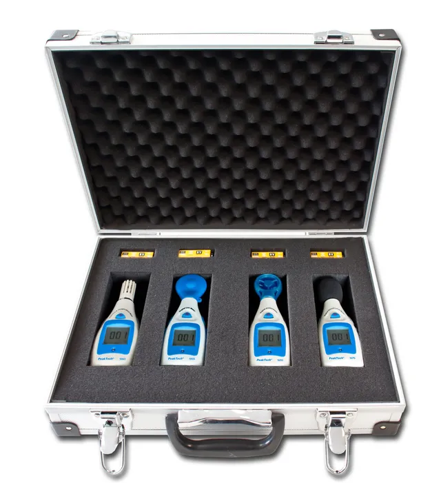 PeakTech® P 8103» Måleutstyrssett «Miljø» 