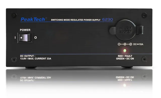 PeakTech® P 6230» Strømforsyning med biluttak 