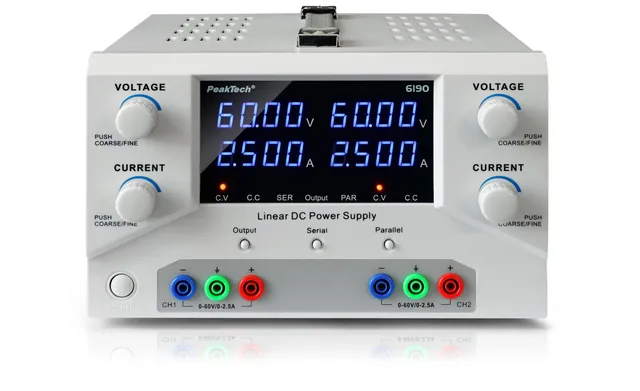 PeakTech® P 6190 Laboratoriestrømforsyning 