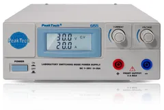 PeakTech&#174; P 6155 Laboratoriestr&#248;mforsyning m/svitsjmodus