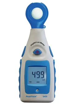 PeakTech&#174; P 5165&#187; Digital luxm&#229;ler 0...200 000 lux