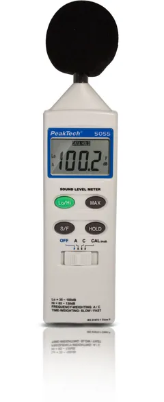 PeakTech&#174; P 5055&#187; Digital lydniv&#229;m&#229;ler 3 1/2-sifret