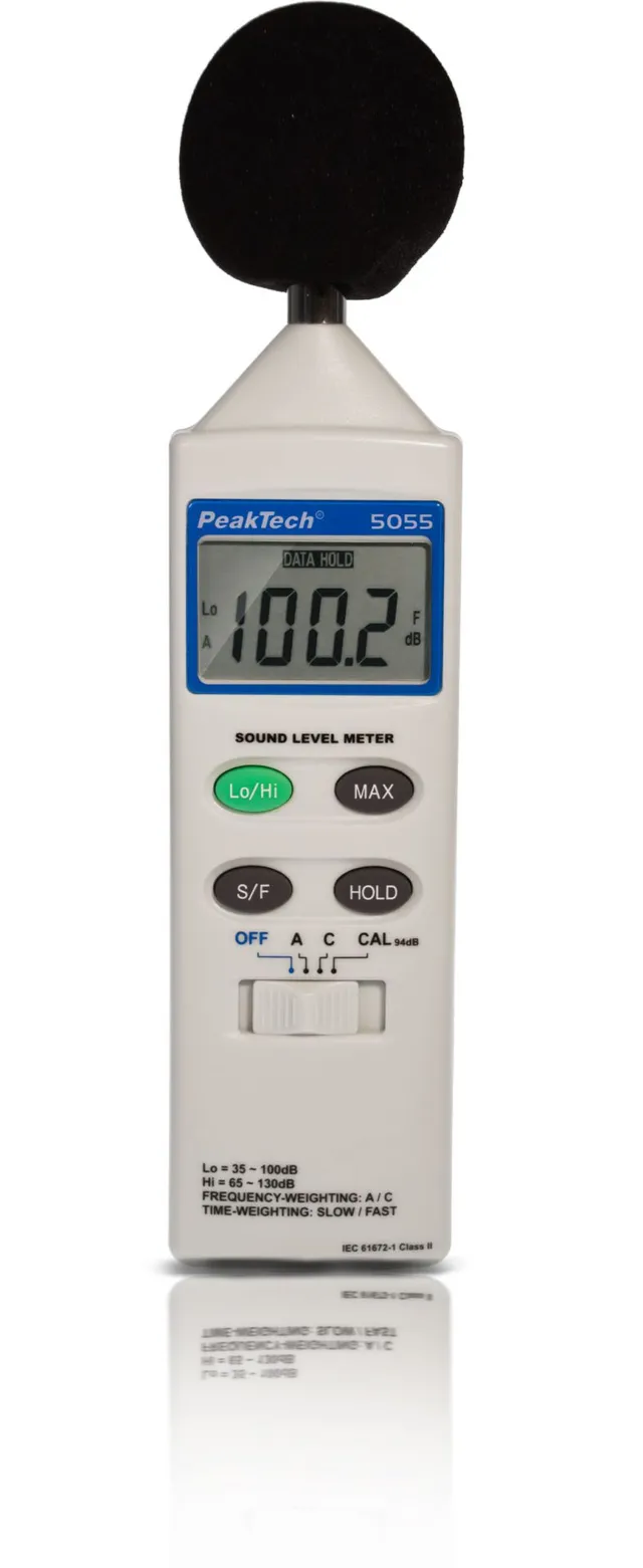PeakTech® P 5055» Digital lydnivåmåler 3 1/2-sifret 