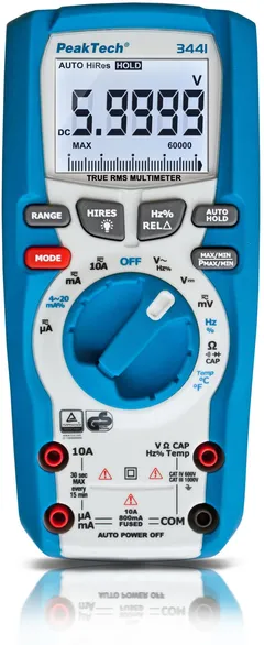 PeakTech&#174; P 3441&#187; Digitalt multimeter TrueRMS 60 000 tellinger ~ 1000V AC/DC