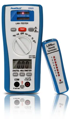 PeakTech&#174; P 3365&#187; Digitalt multimeter 2000 tellinger, med LAN-tester