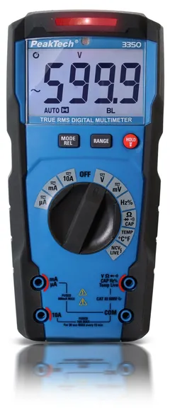 PeakTech&#174; P 3350&#187; Digitalt multimeter TrueRMS  6000 tellinger, auto-omr&#229;de