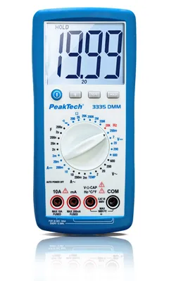 PeakTech&#174; P 3335&#187; Digitalt multimeter 2000 tellinger, 600 V AC/DC