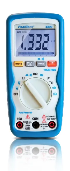 PeakTech&#174; P 3320&#187; Digitalt multimeter 6000 tellinger, TrueRMS