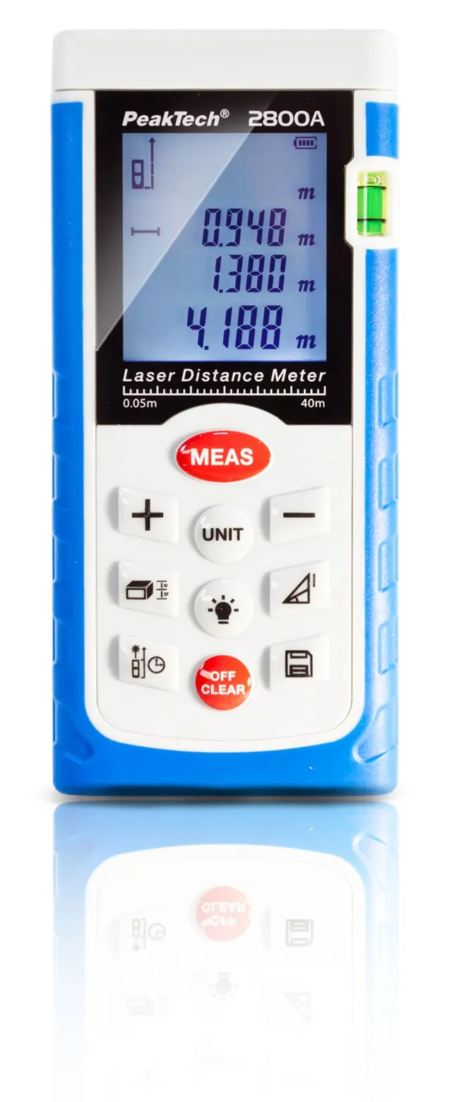PeakTech® P 2800 A» Laseravstandsmåler opptil 40 meter 