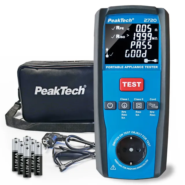 PeakTech® P 2720» Bærbar apparattester 