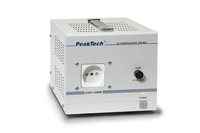 PeakTech® P 2240» Skilletransformator 230 V, 500 W. 