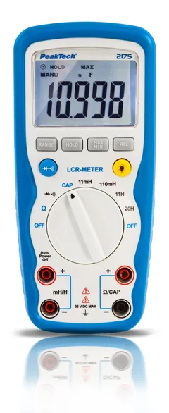 PeakTech&#174; P 2175&#187; LCR-m&#229;ler 11000 tellinger, 20 timer, 110 mF, 20 MO