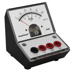 PeakTech&#174; P 205-04&#187; Analogt amperemeter 0 ... 50/500mA/5A DC