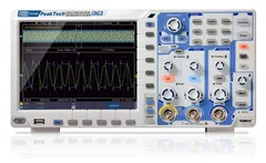 PeakTech&#174; P 1363&#187; 300 MHz / 2 kanaler 2,5 GS/s ber&#248;ringsskjermoscilloskop